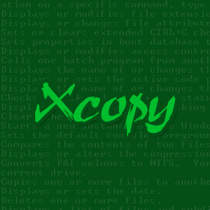 آموزش دستور xcopy و سوئیچ های آن